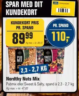 Otto Duborg Nordthy Nuts Mix, DKK 110, App-pris tilbud