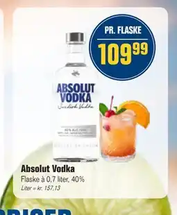 Otto Duborg Absolut Vodka, DKK 109.99 tilbud
