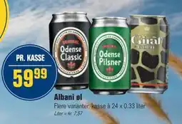 Otto Duborg Albani øl, DKK 59.99 tilbud