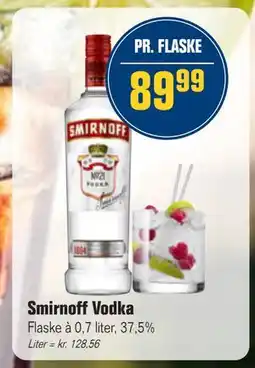 Otto Duborg Smirnoff Vodka, DKK 89.99 tilbud