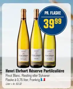Otto Duborg Henri Ehrhart Réserve Partilculiére, DKK 39.99 tilbud