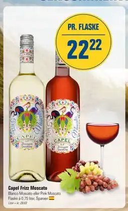 Otto Duborg Capel Frizz Moscato, DKK 22.22 tilbud