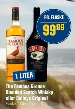 Otto Duborg The Famous Grouse Blended Scotch Whisky eller Baileys Original, DKK 99.99 tilbud
