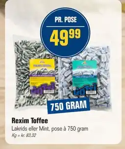 Otto Duborg Rexim Toffee, DKK 49.99 tilbud