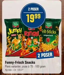 Otto Duborg Funny-Frisch Snacks, DKK 19.99 tilbud
