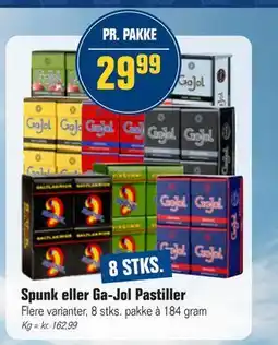 Otto Duborg Spunk eller Ga-Jol Pastiller, DKK 29.99 tilbud
