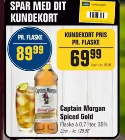 Otto Duborg Captain Morgan Spiced Gold, DKK 89.99, Medlemspris tilbud