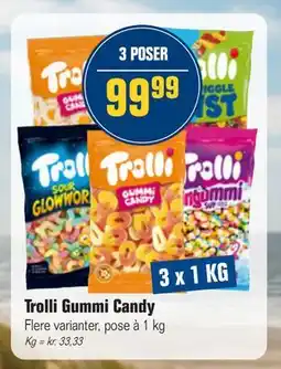 Otto Duborg Trolli Gummi Candy, DKK 99.99 tilbud