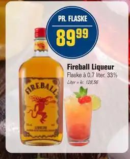 Otto Duborg Fireball Liqueur, DKK 89.99 tilbud