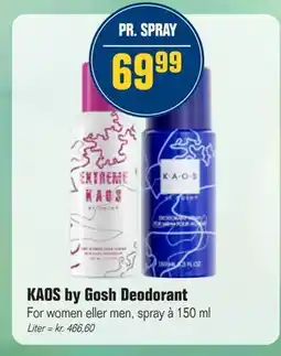 Otto Duborg KAOS by Gosh Deodorant, DKK 69.99 tilbud