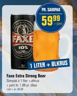 Otto Duborg Faxe Extra Strong Beer, DKK 59.99 tilbud