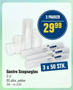 Otto Duborg Gastro Snapseglas, DKK 29.99 tilbud