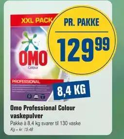 Otto Duborg Omo Professional Colour vaskepulver, DKK 129.99 tilbud