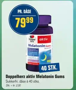 Otto Duborg Doppelherz aktiv Melatonin Gums, DKK 79.99 tilbud