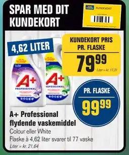 Otto Duborg A+ Professional flydende vaskemiddel, DKK 99.99, Medlemspris tilbud