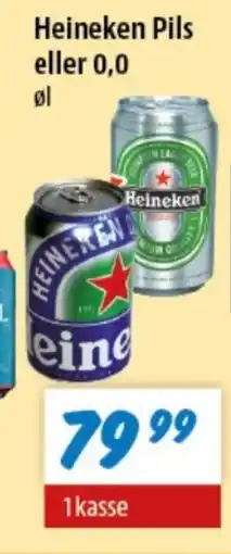 zur Krone HEINEKEN Pils eller 0,0 tilbud
