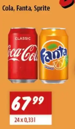 zur Krone Cola, fanta, sprite tilbud