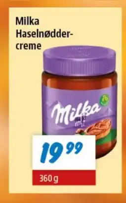 zur Krone MILKA Haselnødder- creme tilbud