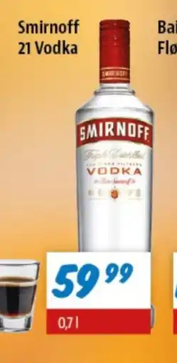 zur Krone SMIRNOFF 21 Vodka tilbud