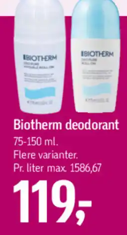 Føtex BIOTHERM Deodorant tilbud