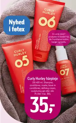 Føtex Curly hurley hårpleje tilbud