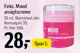 Føtex F.eks. mood ansigtscreme tilbud