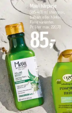 Føtex MAUI Hårpleje tilbud