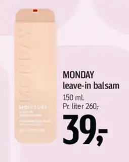 Føtex MONDAY Leave-in balsam tilbud