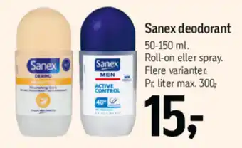 Føtex SANEX Deodorant tilbud