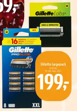 Føtex GILLETTE Largepack tilbud