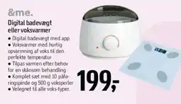 Føtex Digital badevægt eller voksvarmer tilbud