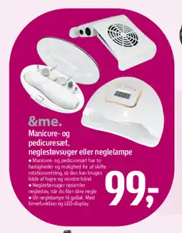 Føtex Manicure- og pedicuresæt, neglestøvsuger eller neglelampe tilbud