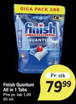 Fakta Tyskland FINISH Quantum all in 1 tabs tilbud