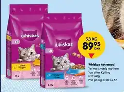 BorderShop Whiskas kattemad, DKK 89.95 tilbud