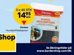 BorderShop Chrisco, DKK 14.95 tilbud