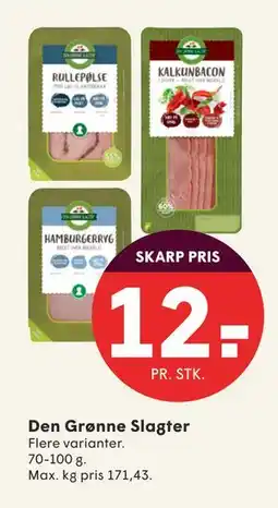SPAR Den Grønne Slagter, DKK 12 tilbud