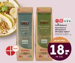 SPAR Grøn Balance Øllingegaard Økologisk Yoghurt, DKK 18 tilbud