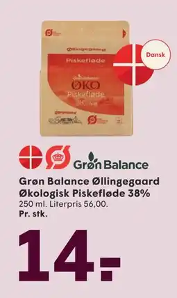 SPAR Grøn Balance Øllingegaard Økologisk Piskefløde 38%, DKK 14 tilbud