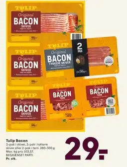 SPAR Tulip Bacon, DKK 29 tilbud