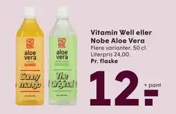 SPAR Vitamin Well eller Nobe Aloe Vera, DKK 12 tilbud