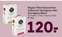 SPAR Nugan Third Generation Cabernet Sauvignon eller Sauvignon Blanc, DKK 120 tilbud