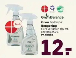 SPAR Grøn Balance Rengøring, DKK 12 tilbud