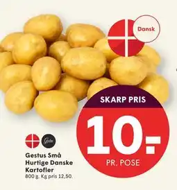 SPAR Gestus Små Hurtige Danske Kartofler, DKK 10 tilbud