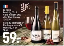REMA 1000 Cave du Roi Dagobert Riesling Alsace AOC Frankrig, 75 cl 12.5%, DKK 59 tilbud
