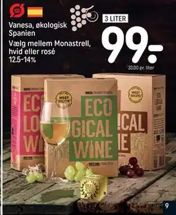 REMA 1000 Vanesa, økologisk Spanien, DKK 99 tilbud