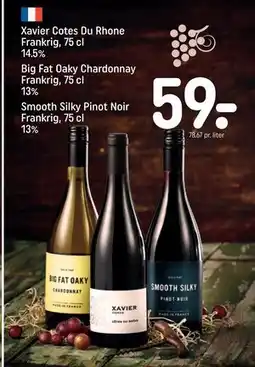 REMA 1000 Big Fat Oaky Chardonnay Frankrig, 75 cl 13%, DKK 59 tilbud