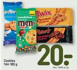 REMA 1000 Cookies 144-180 g, DKK 20 tilbud