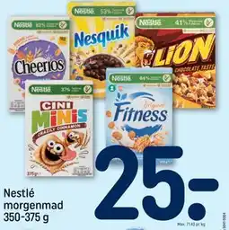 REMA 1000 Nestlé morgenmad 350-375 g, DKK 25 tilbud