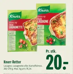 Min Købmand Knorr Retter, DKK 20 tilbud