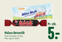 Min Købmand Malaco Børneslik, DKK 5 tilbud